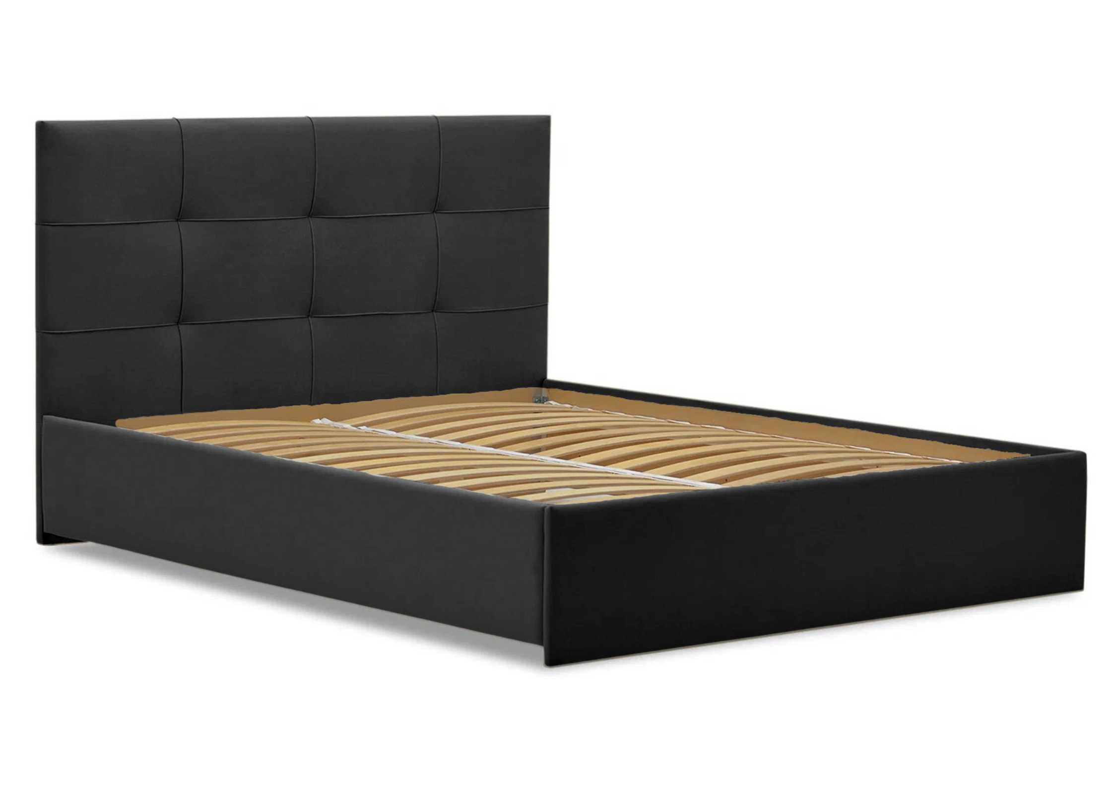 Czarne łóżko 180x200cm